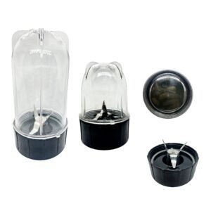 Blender Jar - Unbreakable Polycarbonate Body, Extra Sharp Blade, Additional Cap - Suitable for Wonder Chef (COMBO) - MAHALAKSHMI STORES