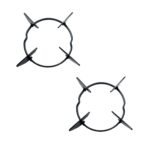 2 Bend Gas Pan Support - Mild Steel (MS) Iron, Matte Finish, Corrosion-Resistant, Easy to Fit - Suitable for Vidiem, Pigeon Glass-Top Gas Stove (1)