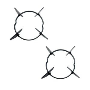 2 Bend Gas Pan Support - Mild Steel (MS) Iron, Matte Finish, Corrosion-Resistant, Easy to Fit - Suitable for Vidiem, Pigeon Glass-Top Gas Stove (1)